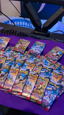 Mega Pokemon Scarlet and Violet booster pack Giveaway! #fyp #pokemon 
