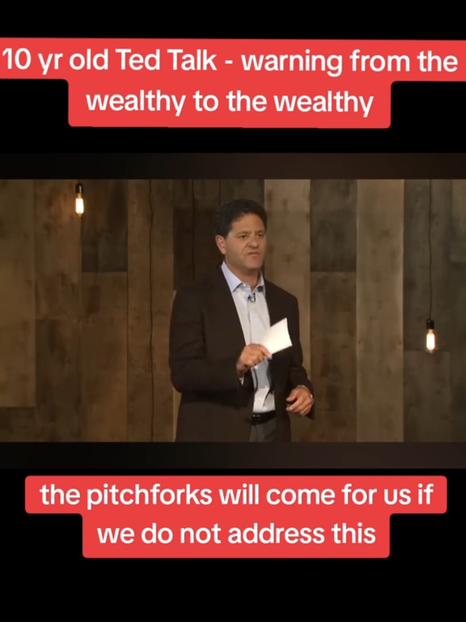 10 yrs old Ted Talk by Nick Hanauer regarding wealth inequality to the wealthy - a warning #fyp #ceo #inequality #ecommerce #shooter #shoot #nyc #fypシ #fypage 
