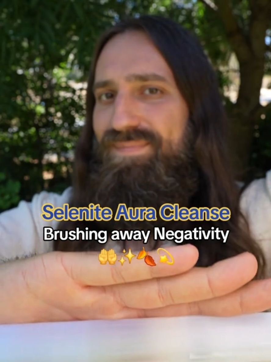 Selenite Aura Cleanse | Brushing away anything that doesn't feel right | ASMR REIKI》  #asmr #asmrsounds #asmrvideo #energyhealing #reiki #healing #aura #cleanse 