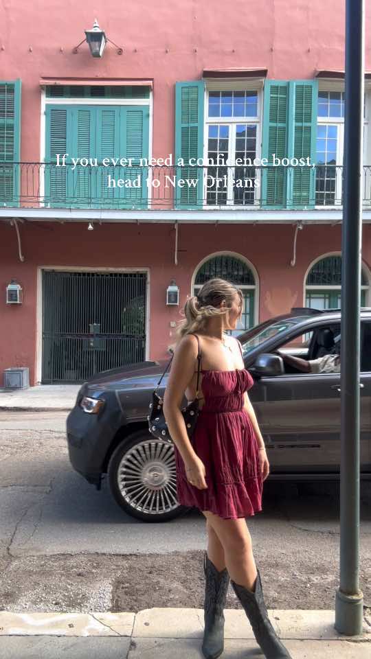 The music hes playing makes this so much better #justagirl #neworleans #catcall #fitcheck 