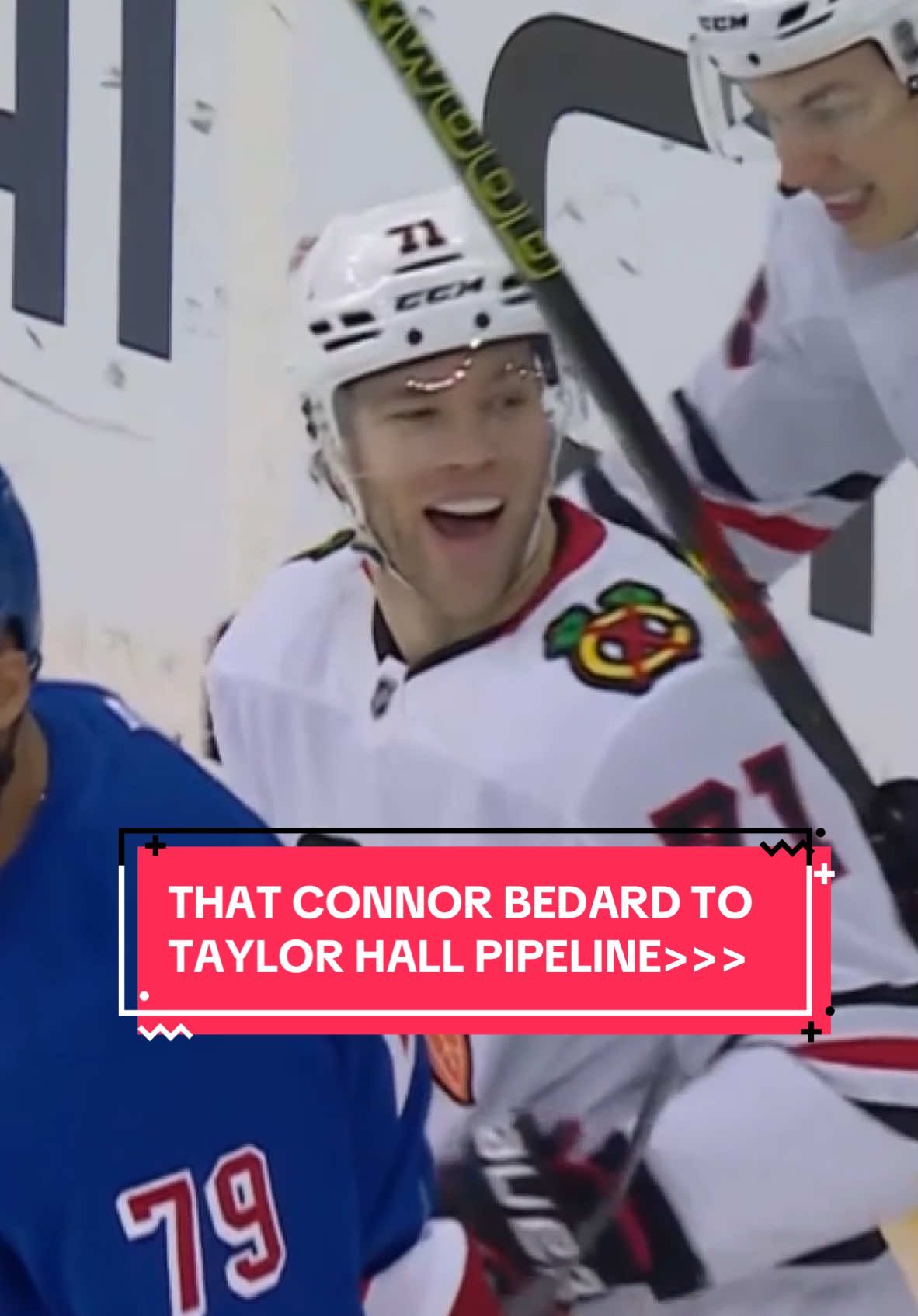 🎶Just you and I defying gravity🎶 #chicagoblackhawks #connorbedard #NHL #hockey #chicago 