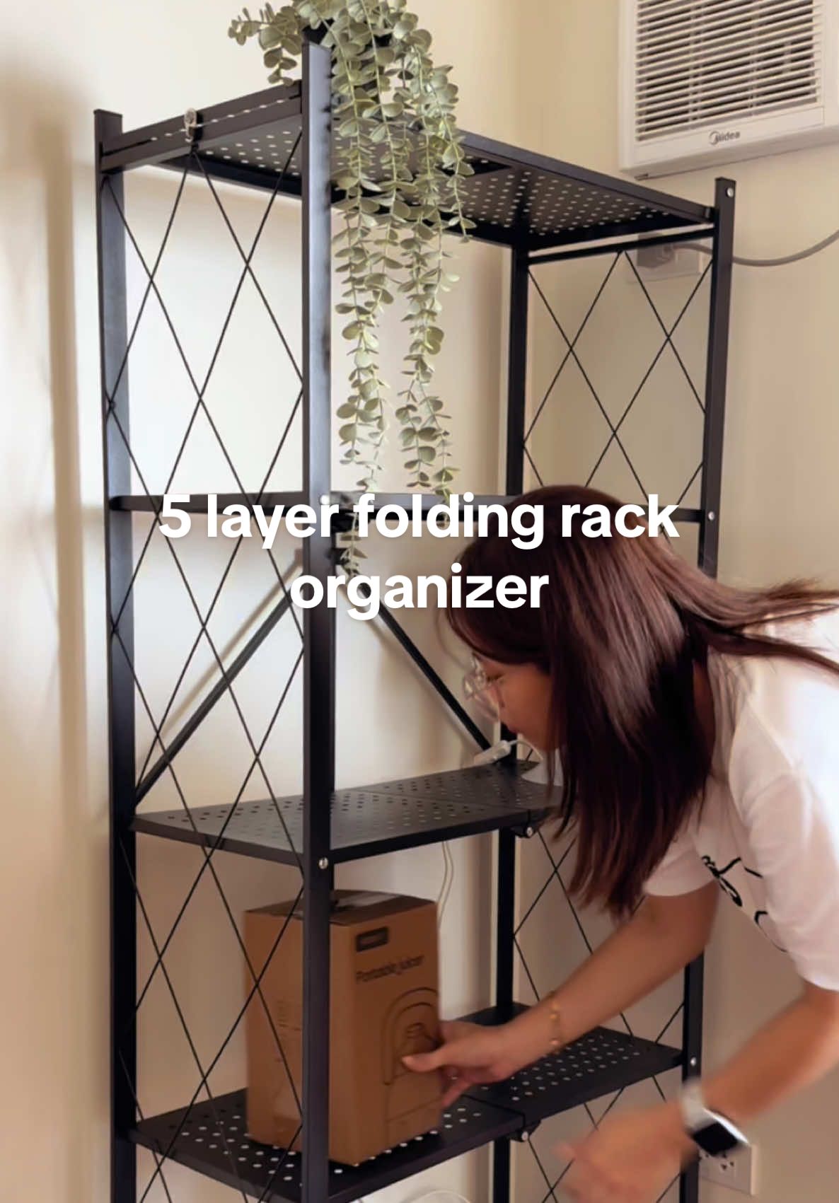 ang ganda ng quality netong 5 layer folding rack organizer na nabili ko dito sa tiktokshop🥹💯💖 #organize #unboxing #foldablerack #rackorganizer #organizerideas #organizers #organizewithme 