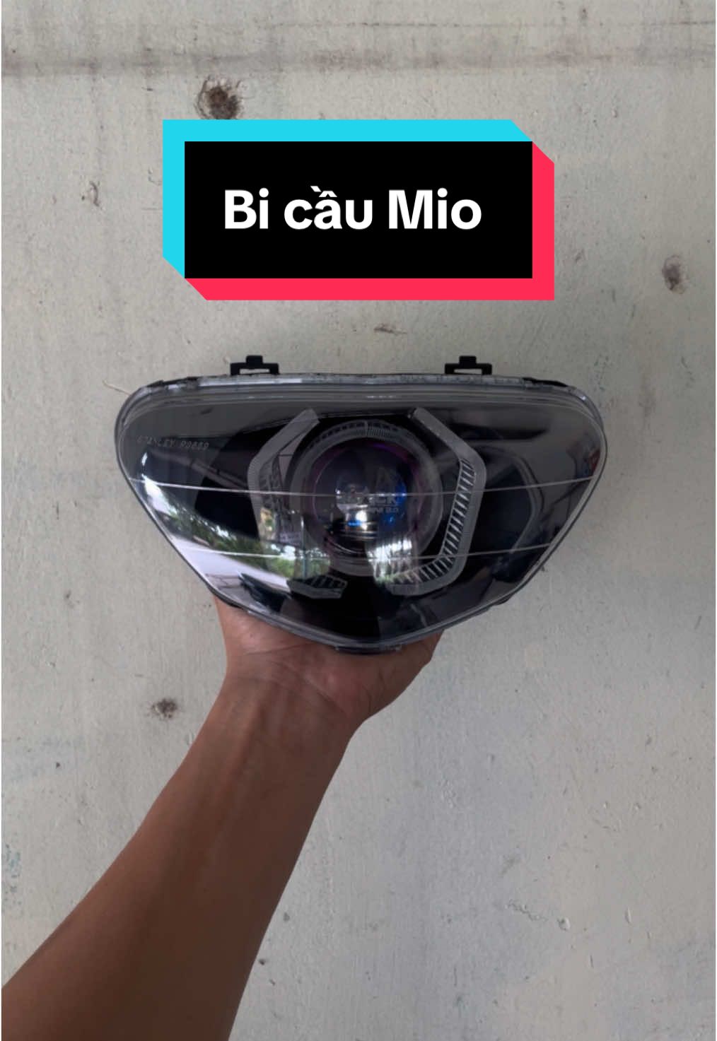 Pha đèn Mio nhỏ Mio 110 up bi 2.0 titan vòng custom 🔥 #xuhuongtiktok  #ADShop  #HoiMioHauGiang  