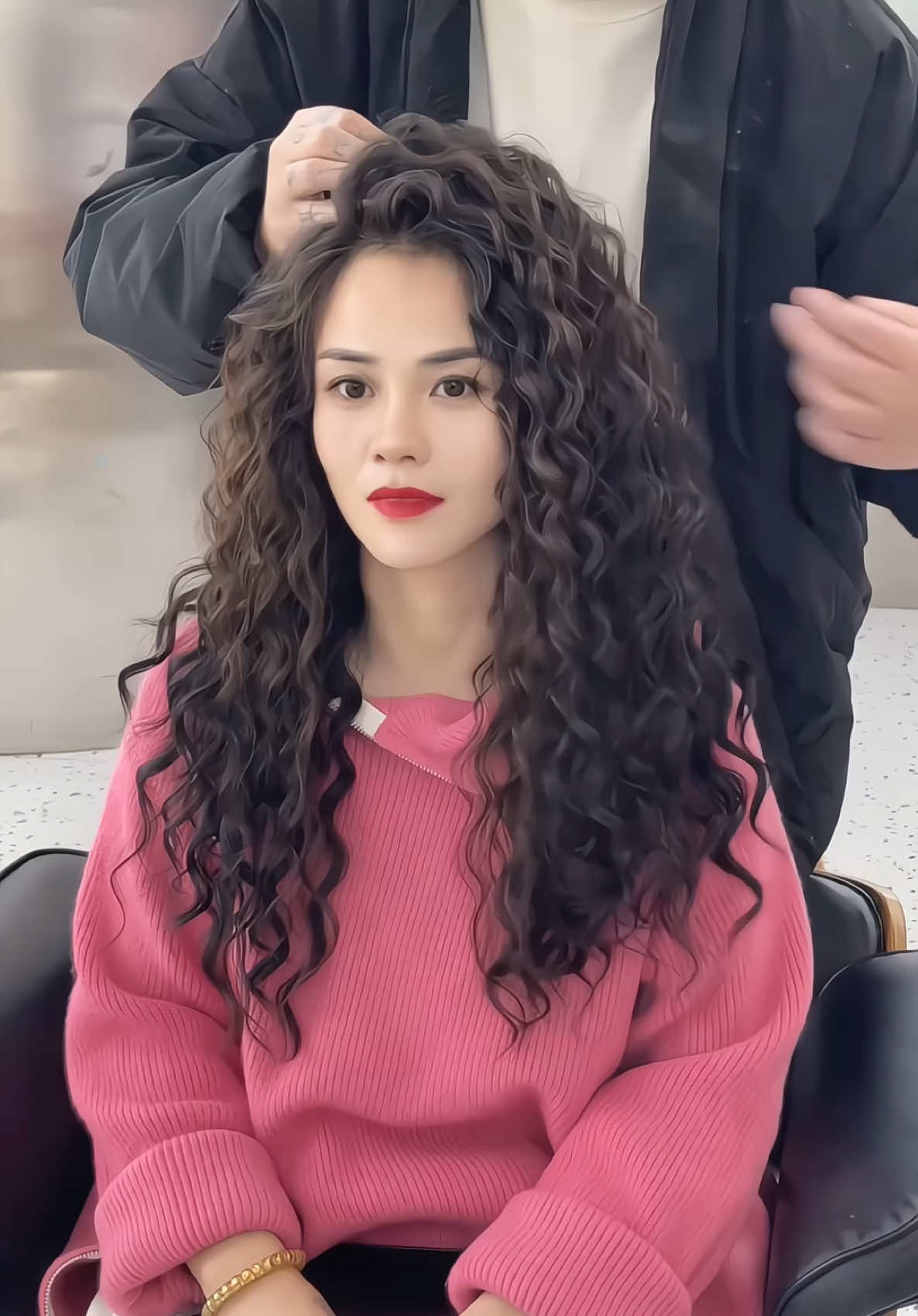 Xoăn lọn nhỏ😍😍#xuhuong #trakybinhtan #xoănlười #xoănhippie #hippie 