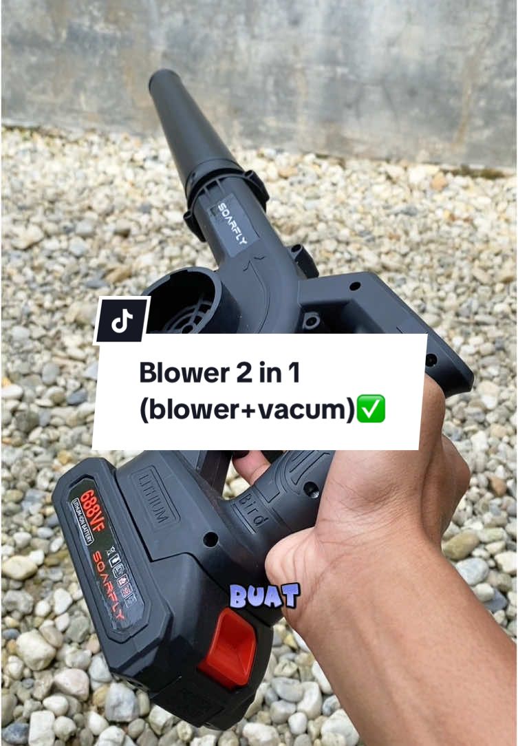 Blower tangan dengan angin kencang dari soarfly ,2 in 1 blower dan vacum #blowertangan #blowerportable #jetblower #vacumblower #megaguncang1212 