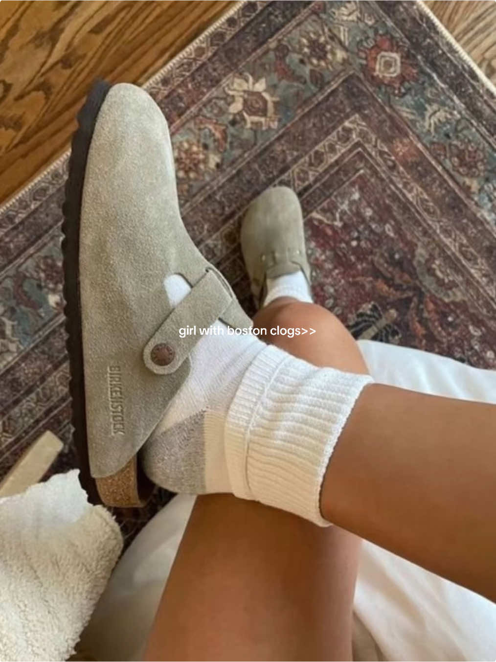 birkenstock but make it affordable? #bostonclogs #clogs #shoes 