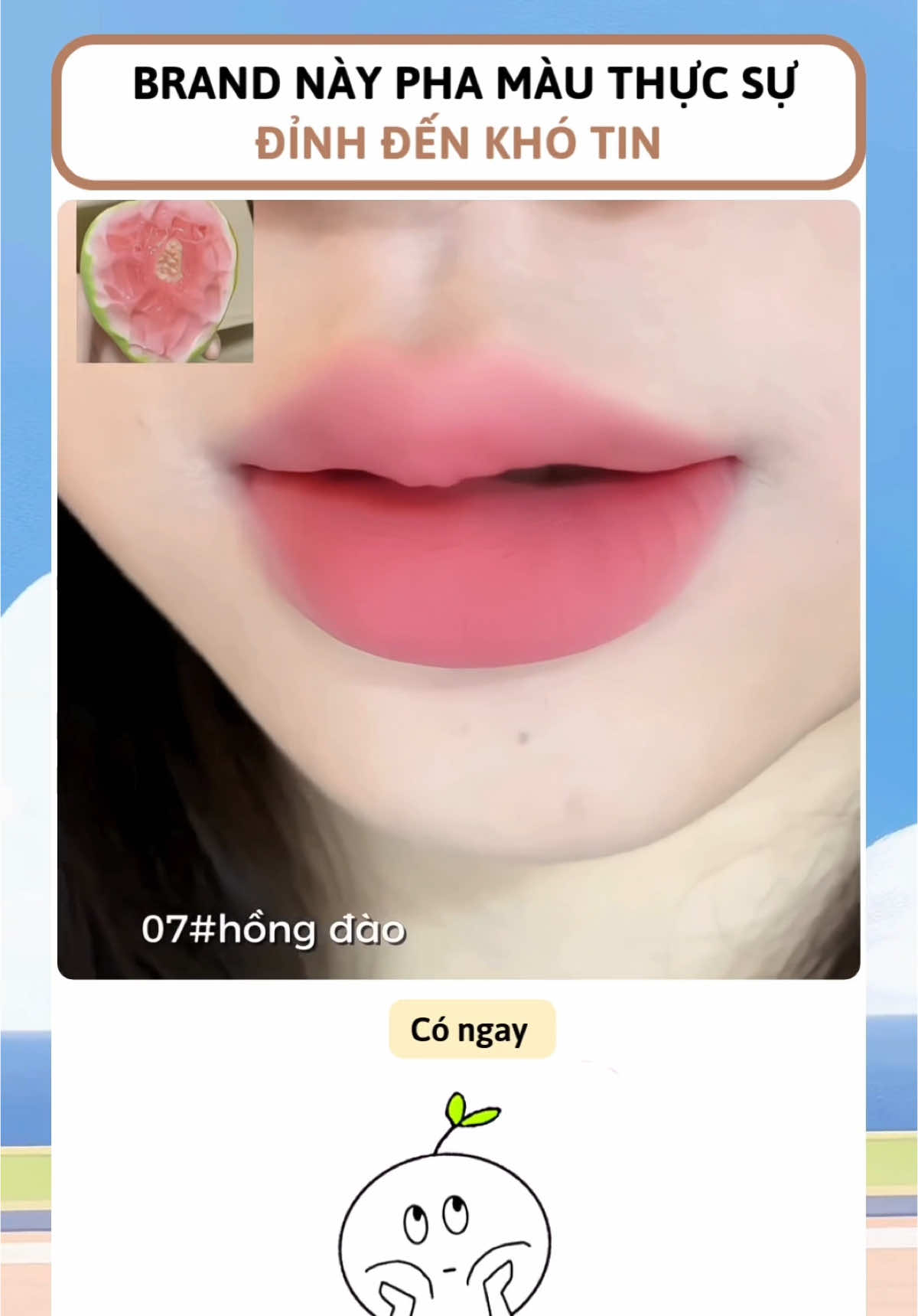 Brand này pha màu thực sự đỉnh đến khó tin #mooekiss #sondep #sonmoi #sonxinh #makeup 