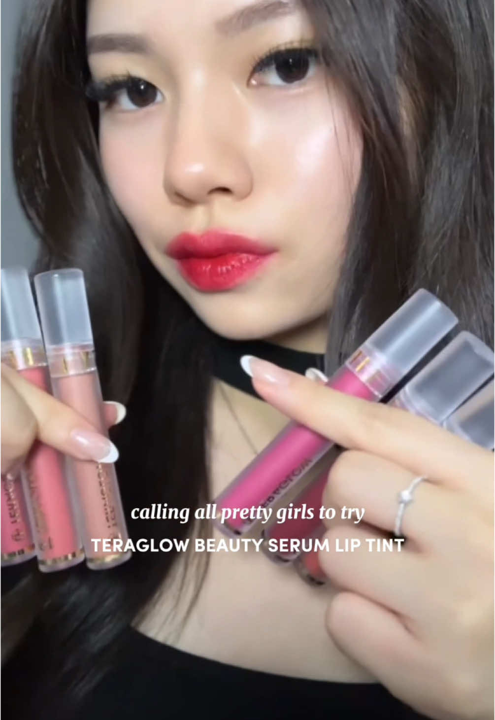 My fav lip tint, super beauty, hydrating & moisturizing 🖤#liptint #makeup #beauty #liptintviral #liptintserum #liptin #lipgloss @Teraglowofficial 