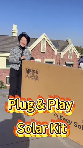 Plug&Play Solar Kit，ชุดพลังงานแสงอาทิตย์แบบพลักแอนด์เพลย์ #solarsystem #solar #solarpower #microinverter 