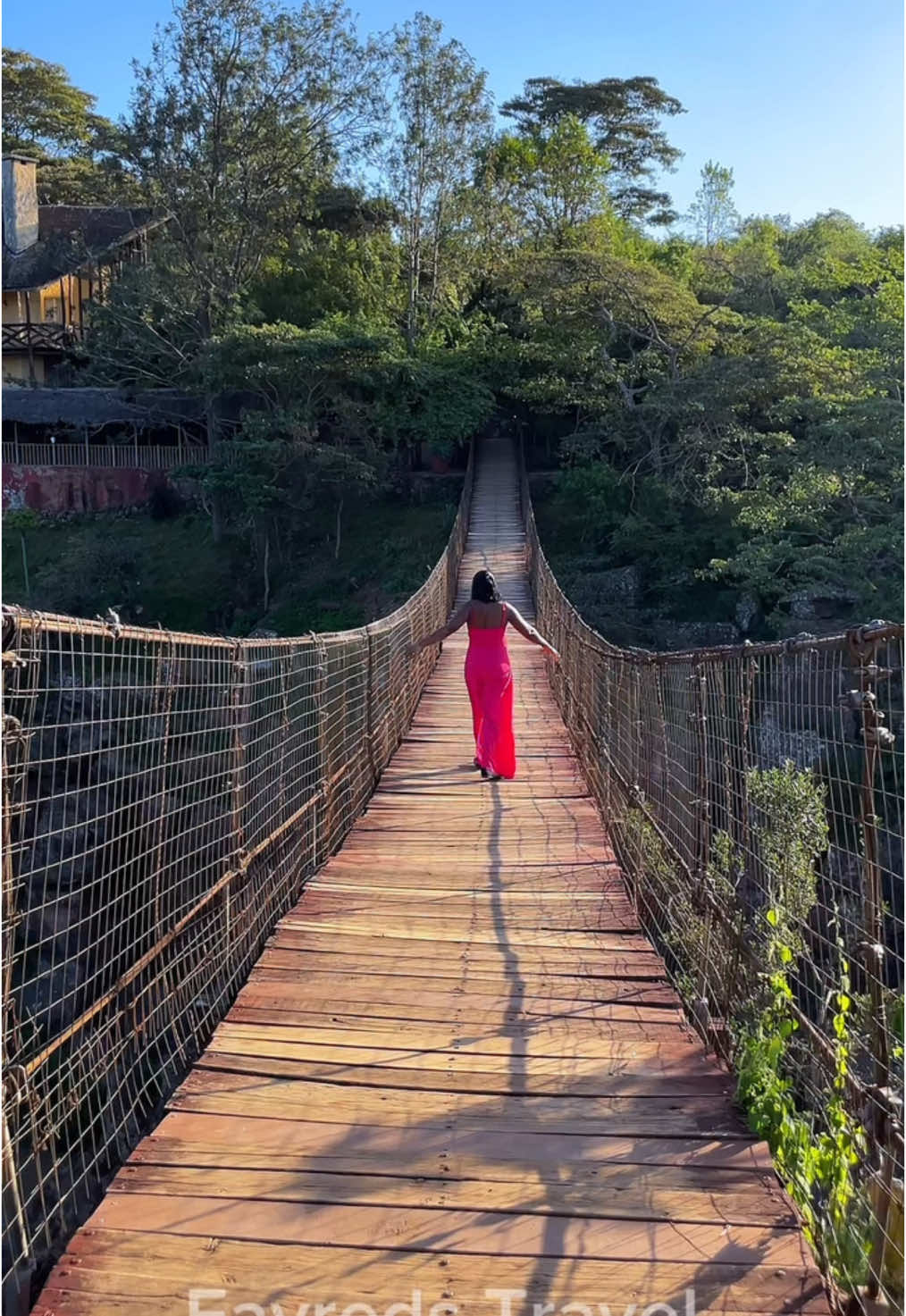 Another scary bridge in kenya- Rolf’s place swaying bridge. #rolfsplacerongai #kitengelaglassbridge #swayingbridge #traveltok #traveltiktok #travelinfluencer #travelcontentcreator #travelcontent #kenyantravelinfluencer #travelbucketlist #wanderlust #fayredstravel 