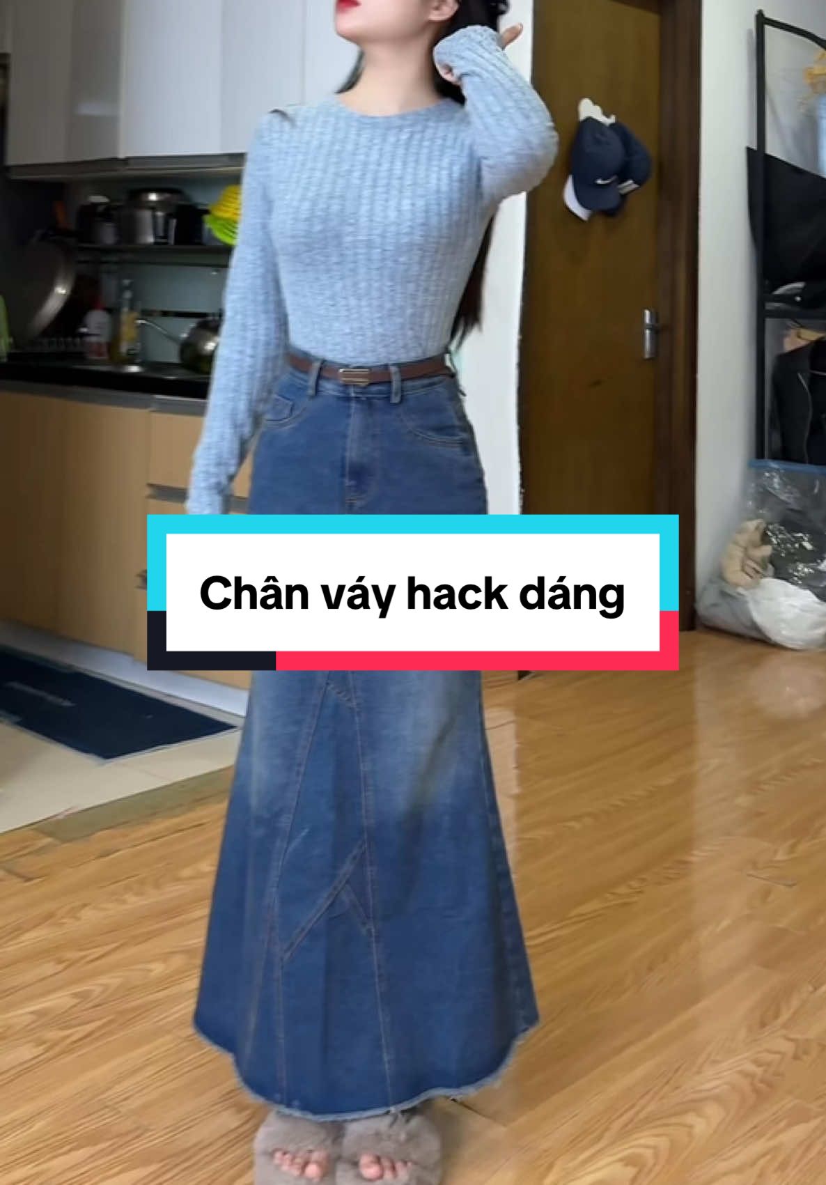 Chân váy này mặc eo nhỏ hông bự, khoáiii #huynhchang00 #huynhchang #huynhchangreview 