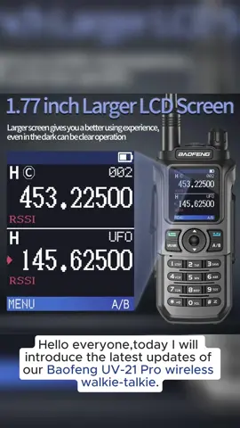Baofeng UV-21 Pro Wireless Copy Frequency Walkie Talkie Long Range 16 KM Waterproof with Type-C Charger & LED Flashlight | UV 5R Ham Radio Green Audio Charging Durable Communication Security Device Usb Clip #baofeng #walkietalkie #dualmode #analog #digital #twowayradio #unitedkingdom #europe