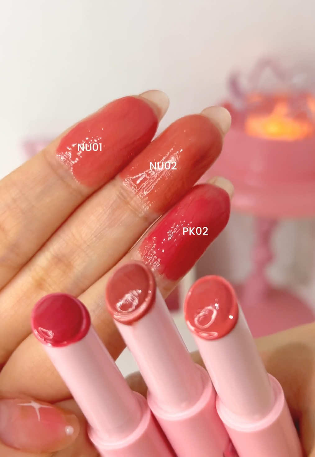 glossy balm baruw lagiii 😍 #glossybalm #lipbalm #pinkflash #pinkpinkpink 