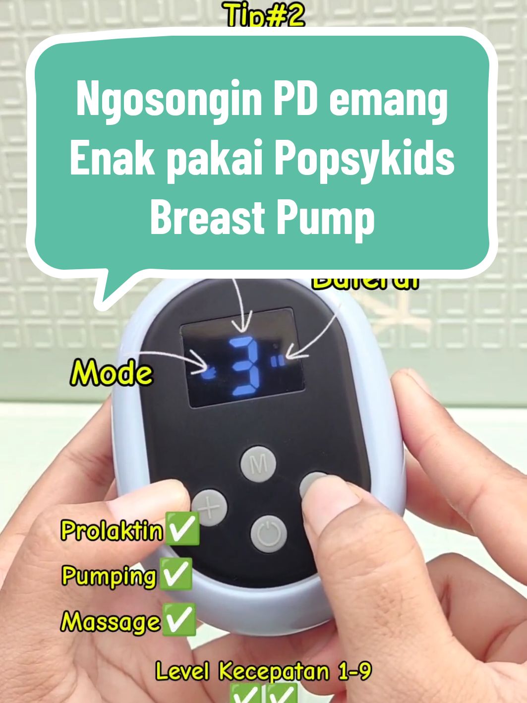 Pompa ASI punya Moms, Bisa Ngosongin PD gak ni?? kalo gak bisa, Update ke Popsykids Breast Pump Aja🥰 #popsykids #belilokal #belanjalagiditiktok #PromoGuncang1212 #pompaasi #pompaasiportabel #pompaasielektrik #perlengkapanbayi #fypage 