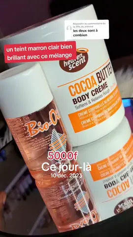 #cejour-là #teintmarron #teintmarronclair #biooil #cocobutter #fyp 