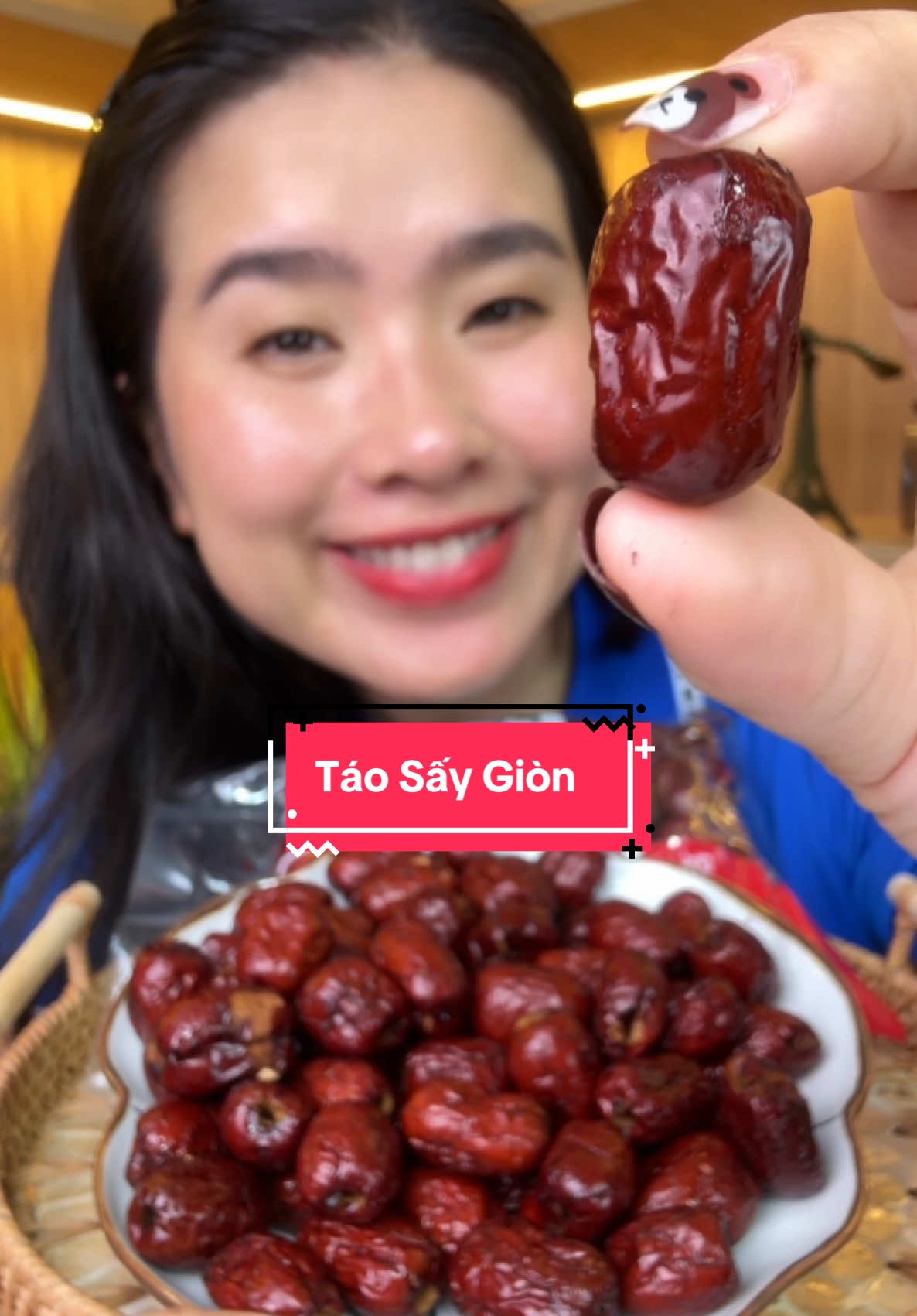 Táo sấy dẻo ăn ngon thì theo mấy bà nhưng mà ăn nhiều quá thì cũng ... #bepcuagiao #mukbang #anvat #LearnOnTikTok #taosaygion #taosaygiontancuong 