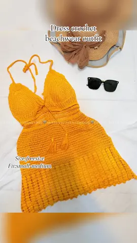 CROCHET BEACH OUTFIT#beachvibes #swimwear 