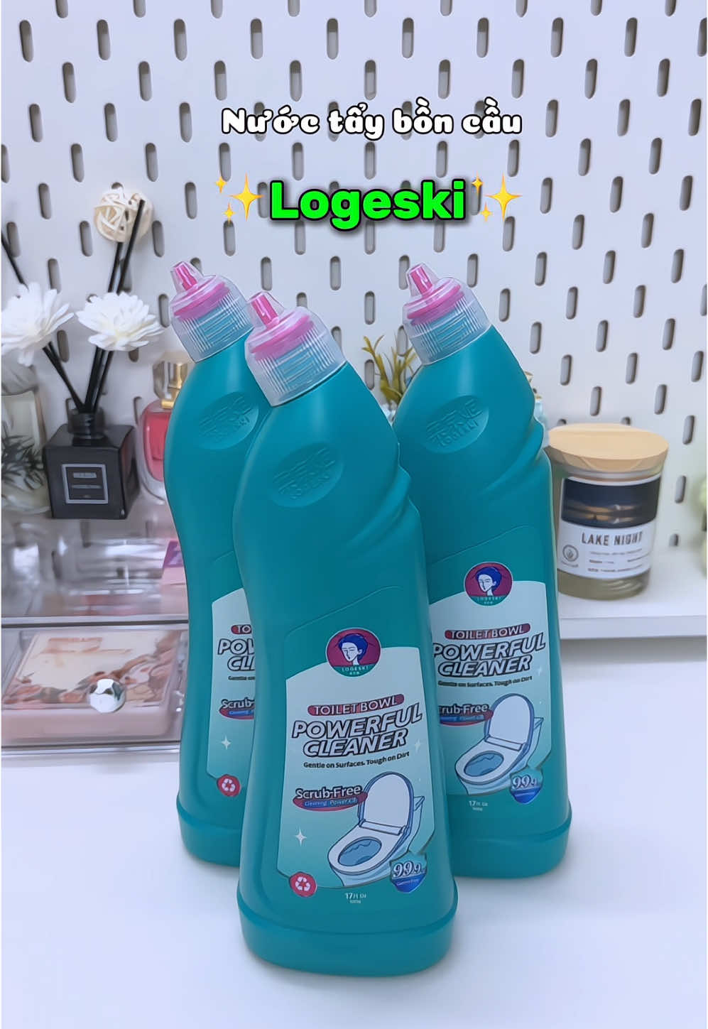 Nước tẩy bồn cầu Logeski✨#nuoctayboncau #nuoctayboncaulogeksi #tienichcuocsong #tienichgiadinh #nuoctayrua #xuhuong 