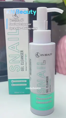 Sữa rửa mặt dạng gel của nhà KN Beauty tạo bọt nhiều, lành tính, không bi khô da sau khi dùng #review #unbox #embebomo #fyp #xuhuong #suaruamat #gelruamat #knbeauty 