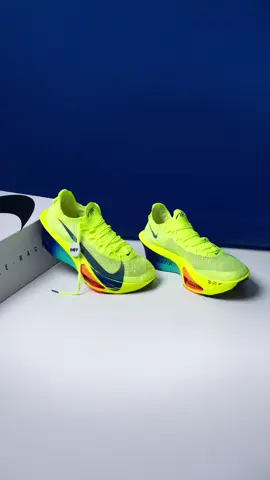 Extra comfort for better running! Nike Air Zoom Alphafly Next% 3 Volt Concord 💚✅✨🏃 #807garage #sneakers #fyp 