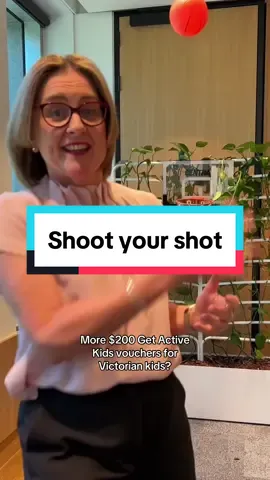 Time to shoot your shot because Get Active Kids vouchers are closing tomorrow. That's $200 to help cover the costs of sports memberships, registration fees, uniforms and equipment. So more Victorian kids can play more of the sport they love.