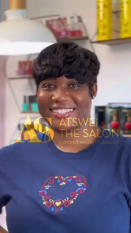 Sarah came with some energy!! We enjoyed having her and the entire process was a vibe. We appreciate you beautiful 🤍 Want the Atswei Experience book an appointment now 🤭 APPOINTMENT ONLY Deets  Price : Ghc750 Type : 100% human Color : 1b Locate us at Sign Board (Lakeside Estate) Find us Atswei The Salon on google map/Uber/Bolt etc #bowlcut #pixiecut #voiceofhair #mushroomcut #hair #ghanatiktok🇬🇭 #hairgoals #quickweave #positivevibes