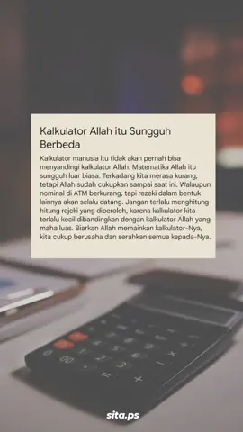 Masyaallah, kita harus percaya kalkulator Allah sungguh lebih indah #kuasaallah #allahmahabaik #quotestory #quoteoftheday #storytime #storywa #quoteislami #katakataislami #fypp #fyp #soundviral #fypシ゚ #masukberanda #bersyukur #reminder #pengingat 