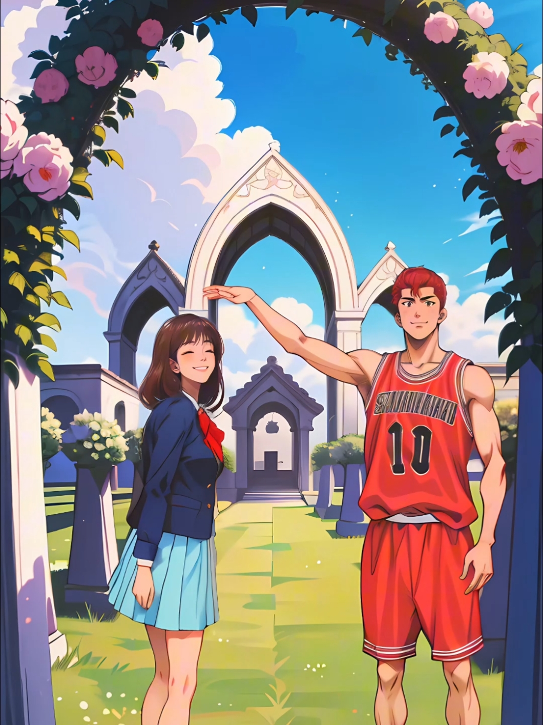 Haruko💓 Sakuragi  Money Pocket HSKT Dance #アニメ #アニメーション  #animationshorts #アニメダンス #animationmeme #animedance #slamdunk #slamdunkanime #sakuragi #haruko 