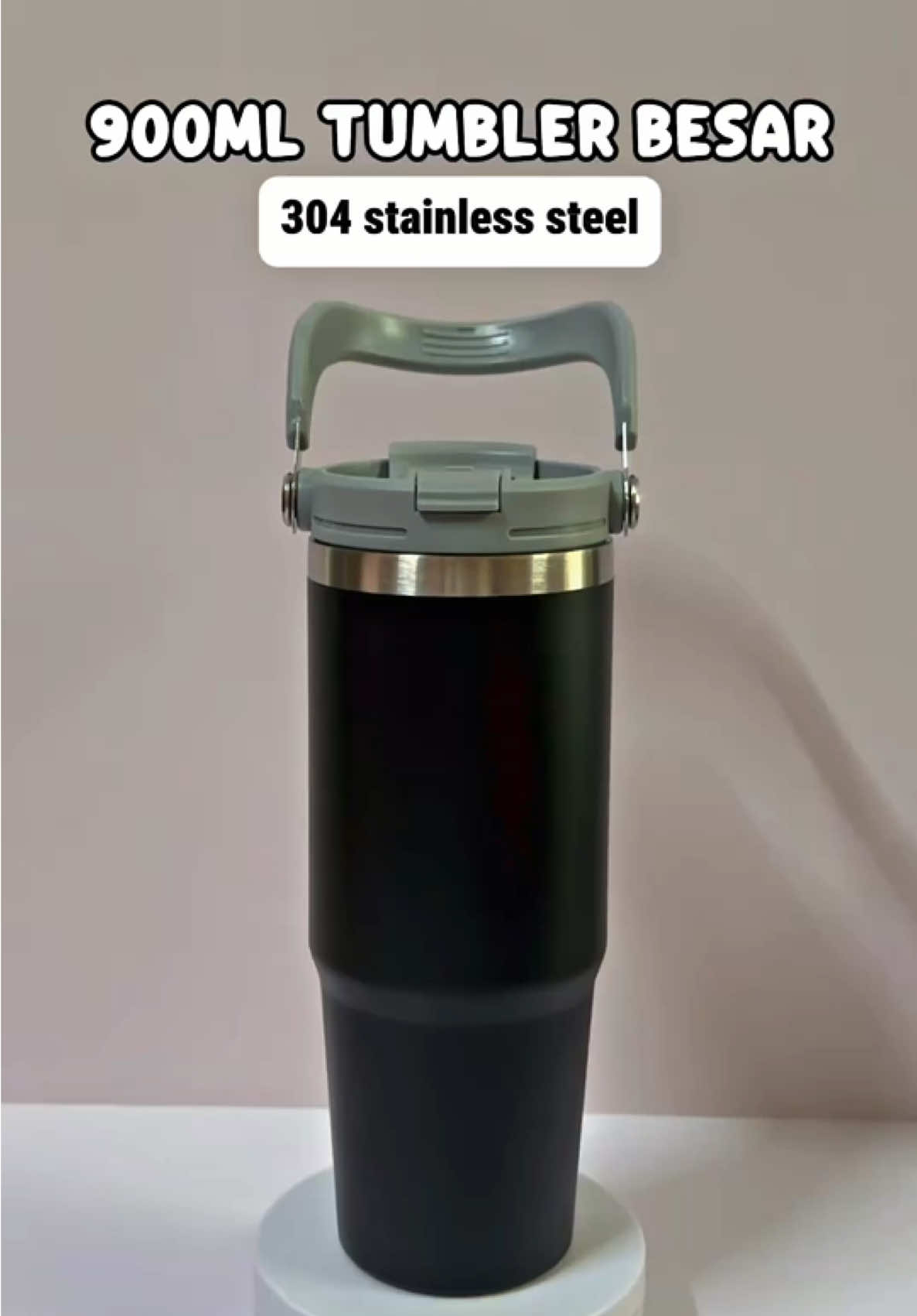 900ML Tumbler Besar🖤304 stainless steel boleh tahan panas & sejuk lama💯✅  #tumbler #tumblersoftiktok #tumblerviral #tumblercantik #tumblermurah #tumblers #tumblr #tumblerbesar #tumbler900ml #tumblraesthetic #tumblrgirl #tumblertahanpanas #tumblertahansejuk #botolair #botolminum #black #blacktumbler #tiktokshop1212megasale #tiktokshop1212 #megasale1212 #goodthing #viral #murah #foryou #tiktokshop #fyp #trending 
