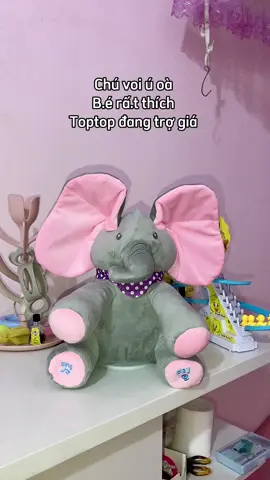 Chông con nhàn tênh nhờ chú voi ú oà #xuhuong #viralvideo #fypシ゚ #dochoichobe #voiuoa #dochoi 