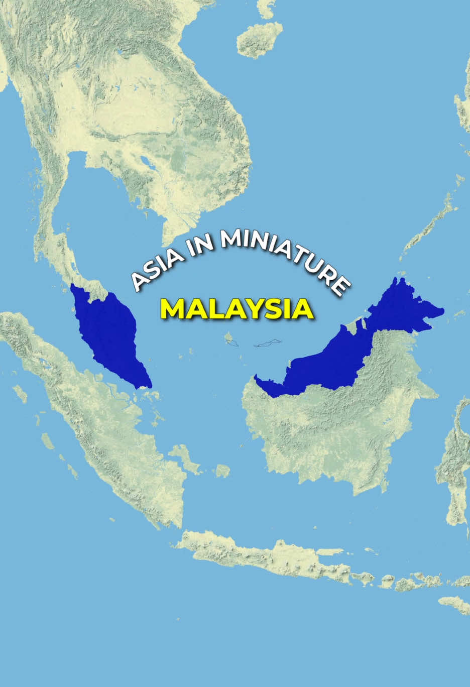 Malaysian society is REALLY diverse! #geography #motiongraphics #maps #geographyfacts #geopolitics 