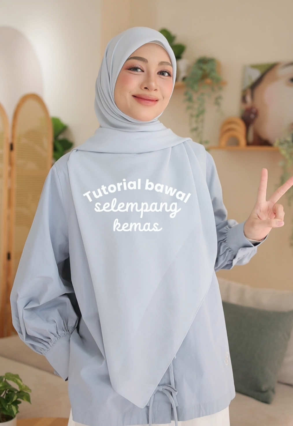 Simple dan kemas 🫶🏻🫶🏻 #alyss #bawalbidang60 #bawalbidangbesar #bawalbidang50 #cotton 