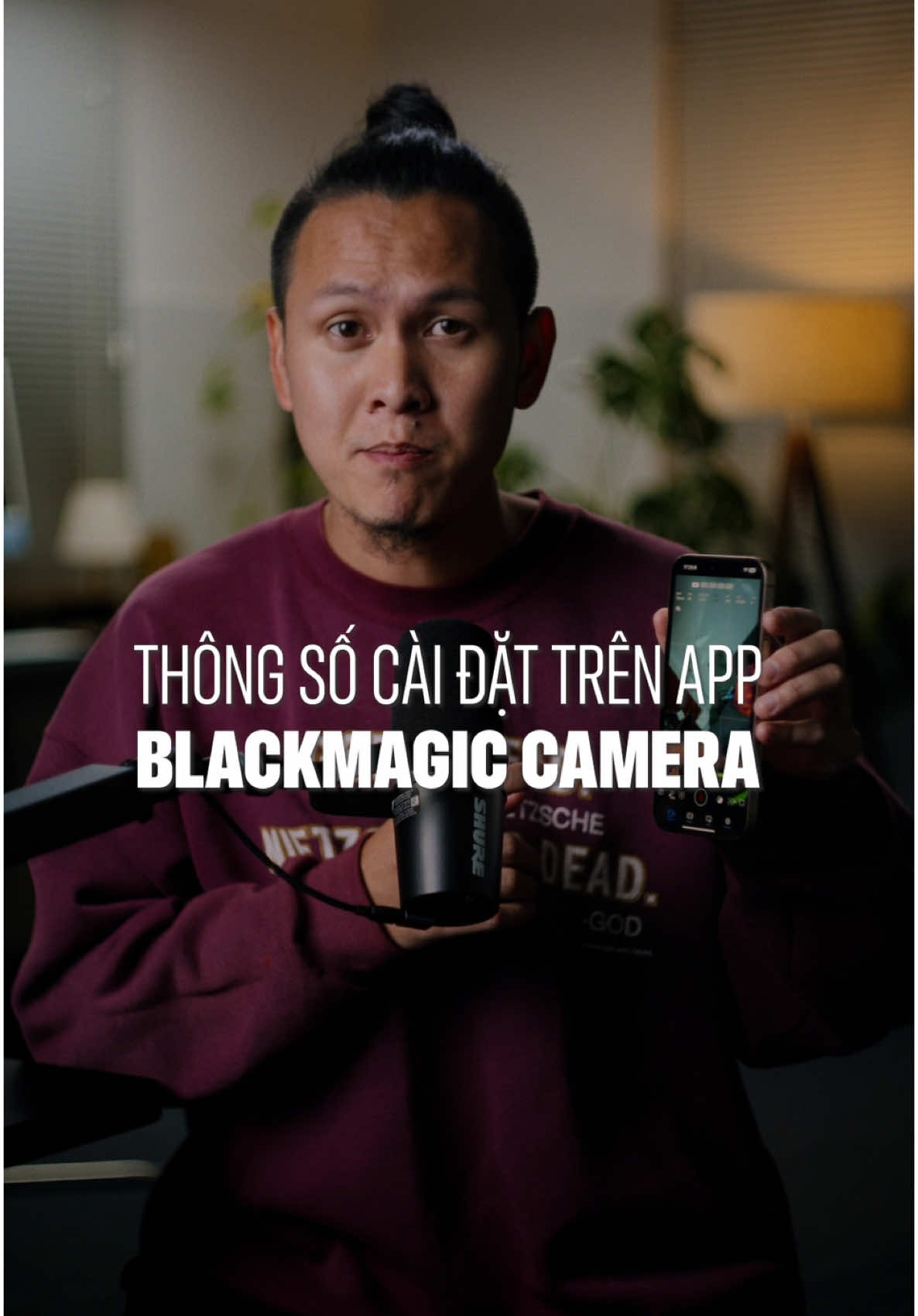 Replying to @2sweet12 cài đặt thông số app BlackMagic Camera #hieubk #thanhcongnghe #LearnOnTikTok #blackmagiccameraapp 