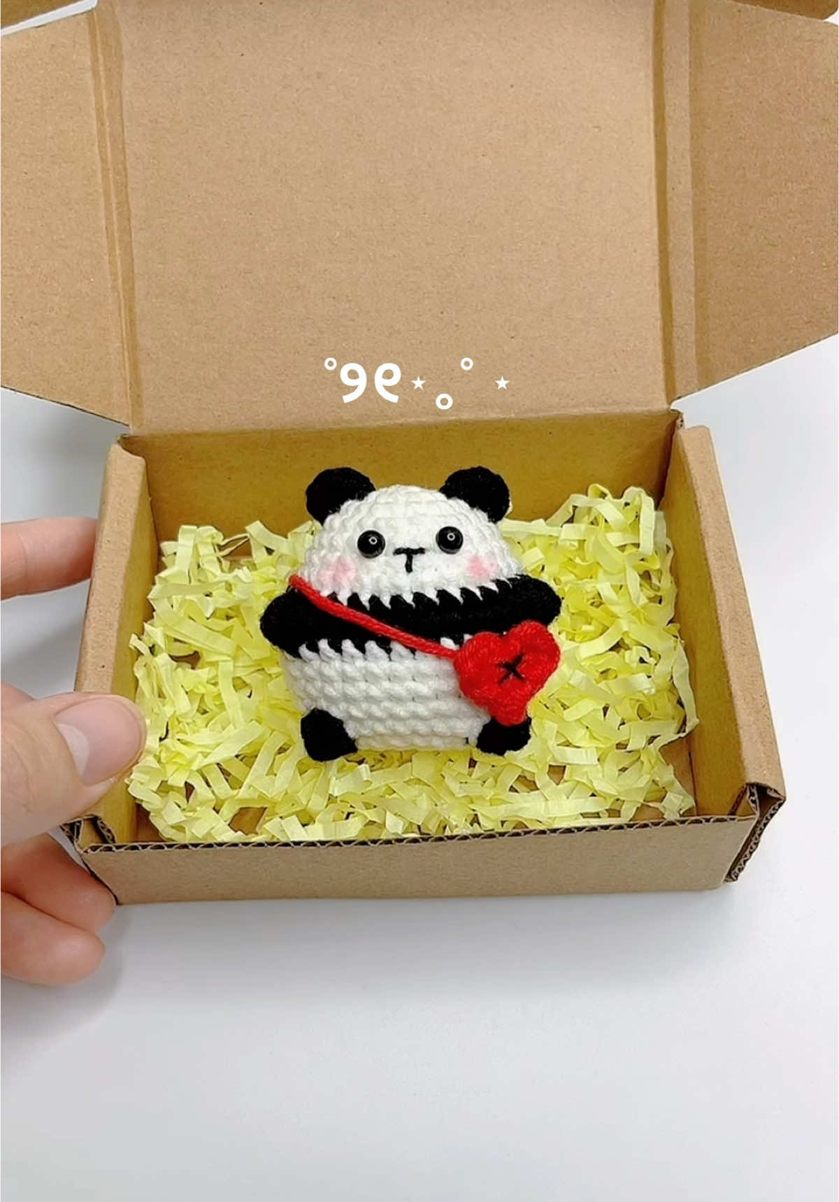 Panda so cute 🐼 Free pattern on ▶️: 