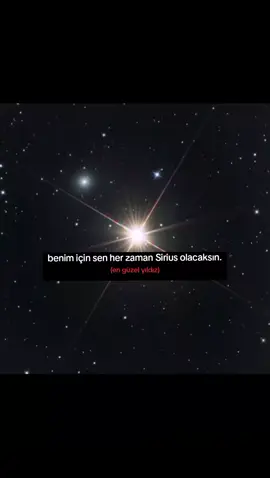 Sirius💫 . . . . . . . . #sirius #yıldız #aesthetic #tiktok #keşfetbeniöneçıkar #fyp #fyppppppppppppppppppppppp #KEŞFET #sadlines #güzel 