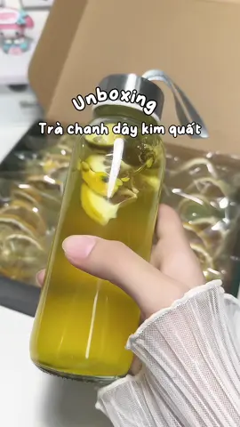 #unboxing #review #trachanhdaykimquat #tradetox #congthuctrangdatrieulotu #duongsangda #duongtrang #xuhuong #fyp 