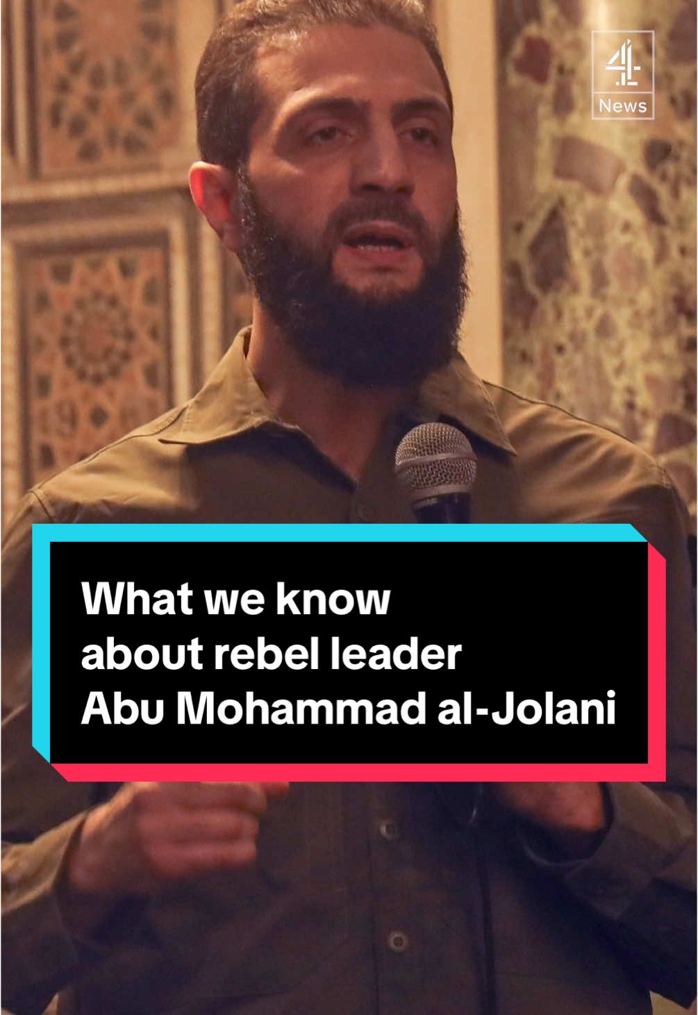 Who is Abu Mohammad al-Jolani, the leader of Syrian rebel group Hayat Tahrir Al-Sham (HTS) that overthrew President Bashar al-Assad? #Syria #Jolani #Assad #C4News