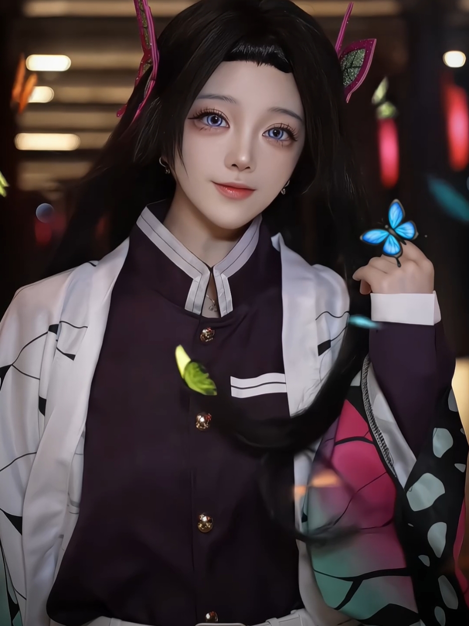 senpai 🦋 #kanaekochou #demonslayer #cosplay 