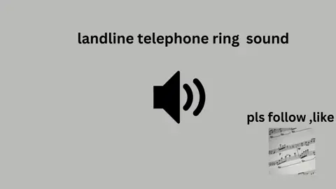 landline telephone ring sound #sounds #sound #soundsfx #soundfx #soundeffects #soundeffect #sfx  Loved the sounds? Show some love by contributing some coins and help me create even more amazing sound effects for you