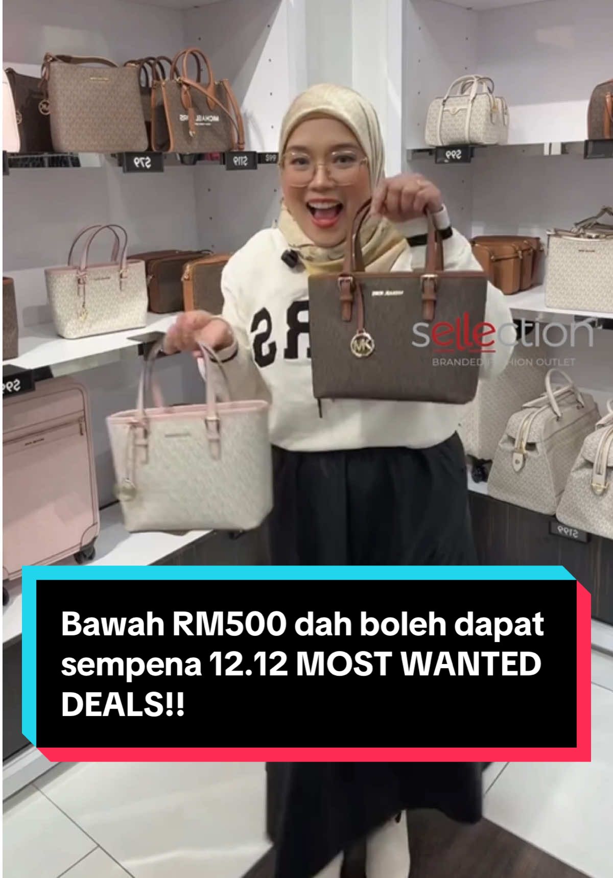 MK XS Carryall ni Sis boleh dapat dengan harga bawah RM500!! Cara Nak Order: Langkah 1: Buka laman web Sellection. Klik link di Profile Tiktok di atas👆 Langkah 2: Pilih produk/item - klik pada produk untuk harga, info, t&c Langkah 3: Add to cart dan teruskan proses pembayaran. Langkah 4: Masukkan Maklumat Penghantaran. Informasi nama, no telefon, alamat Langkah 5: Pilih Kaedah Pembayaran. Full payment/Ansuran. Lanjut pembayaran. Langkah 6: Simpan Order Number dan nanti item Pre-Order dalam tempoh ETA.  Item ini ialah “PRE ORDER - ETA 4 Jan 2025”.  Enjoy Shopping! #fyp #fyppppppppppppppppppppppp #foryou #brandedbandbagSellection #sellection