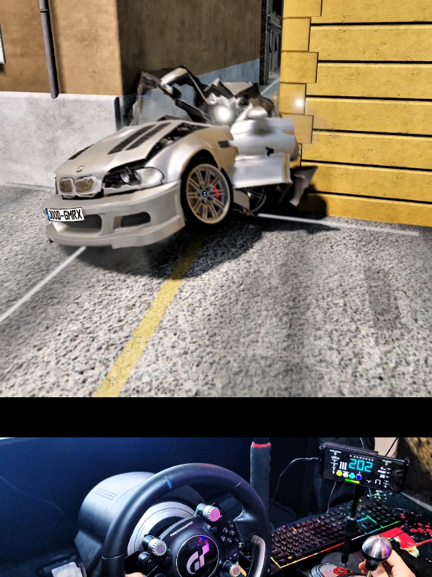 BMW M3 GTR Drifting beamng drive  #bmwm3 #beamngdrive #drift #تفحيط 