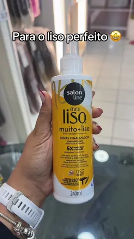 Quer deixar o cabelo mais liso ainda?! Use esse protetor termico 🧡 #salonline #protetortermicocapilar #meulisomuitomaisliso 