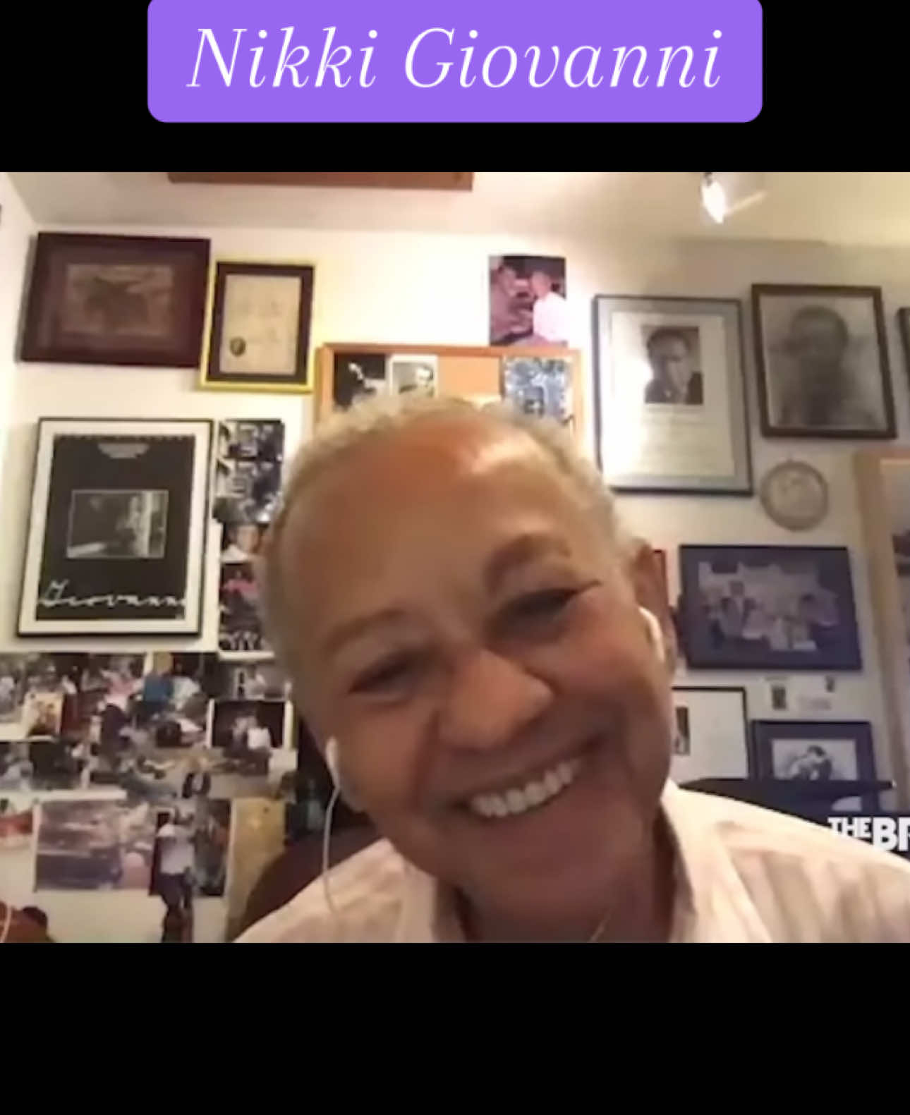 Nikki Giovanni on black women in America. Interviewed by Charlamagne on The Breakfast Club. You’ve been one of my favorite authors since childhood. RIP Nikki Giovanni. #nikkigiovanni 