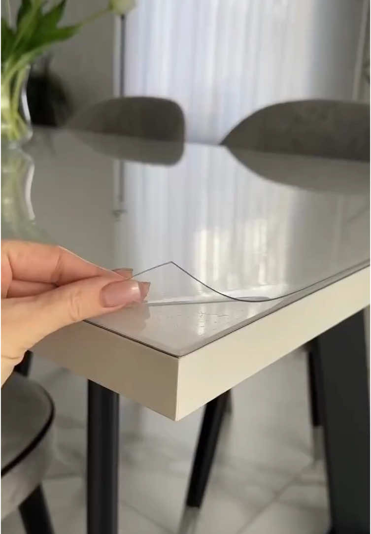 Plástico Toalha De Mesa Todos Os Tamanhos Transparente PVC Térmico Impermeável Decoração Cozinha Sala Casa  ACHEI NA SHOPEE LINK NA BIO E NO COMENTÁRIO ##virał##fyp##paravoce##trendy##tiktokbrasil##videoviral