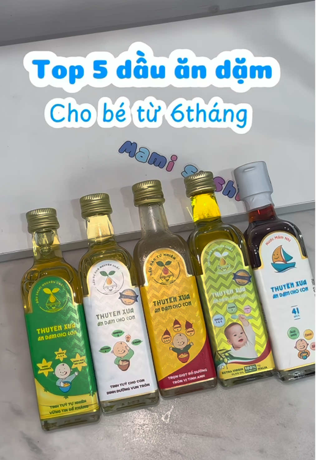 Con mình hợp tác từ đầu với dầu ăn dặm của Thuyền Xưa, k tanh, dễ ăn mà còn nhiều dinh dưỡng ❤️✨#andam #dauandam #thuyenxua #andamcungbe #mamisushi #xhtt #xhtiktok #mebimsua 