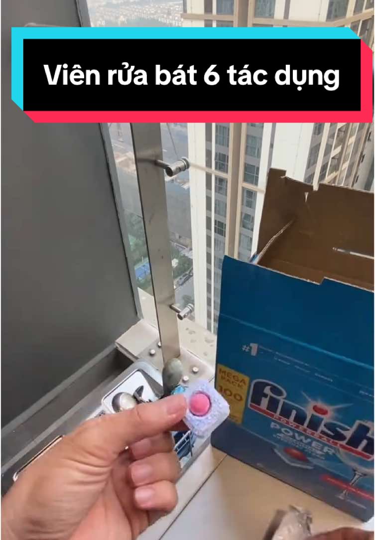 Viên rửa bát finish hương chanh 100 viên, all in 1 #duongchiase #vienruabatfinish 