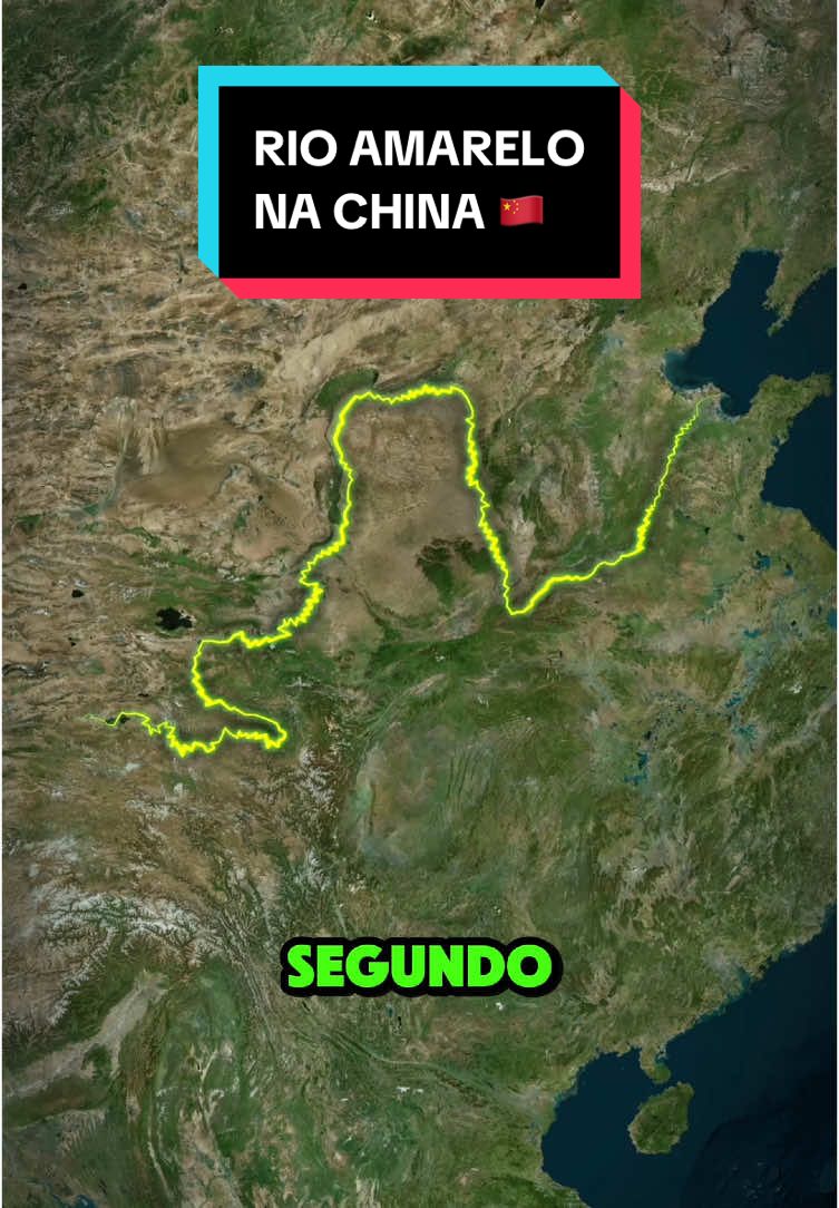 Este é o segundo maior rio da China #china #chineses #rios 