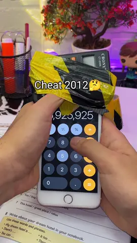 Do we have a better calculator than this?🤔 . . #cheatschool #highschool #hacks #teacher 