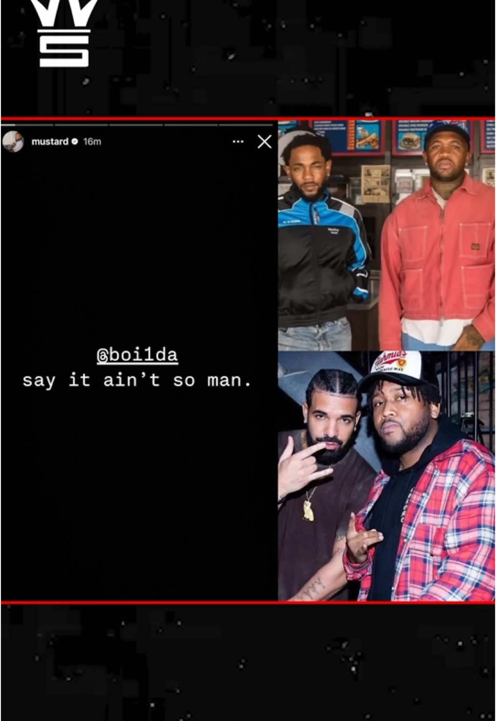 #DJMustard calls out #Boi1da and leaks DMs after the #Toronto producer takes a shot at the West Coast 👀🔊 (via @mustard/X)