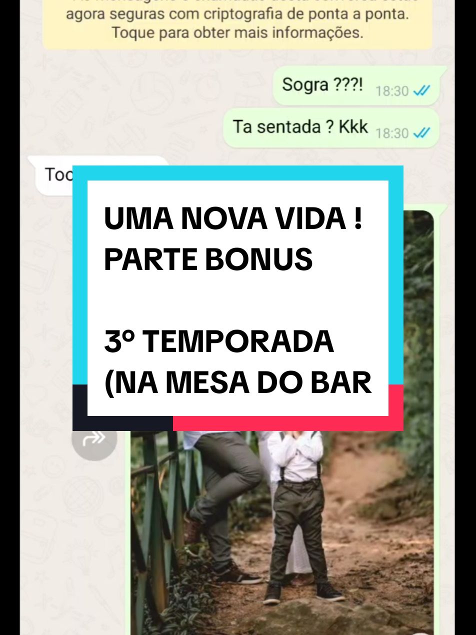UMA NOVA VIDA !  PARTE BONUS  3° TEMPORADA  (NA MESA DO BAR) #fakechat #historias #fic #historiadeseguidores #novelinhastiktok #fy #viral #explorar 